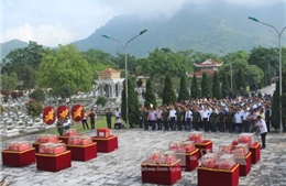 An táng 107 hài cốt liệt sĩ hy sinh tại Lào