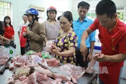 Vĩnh Phúc: Thịt lợn an toàn đắt hàng