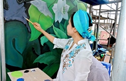 Tranh tường trang trí sân bay Đà Nẵng giành giải ba cuộc thi thiết kế Quốc tế