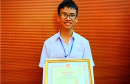Nam sinh Quảng Trị sang Mỹ tham gia cuộc thi Khoa học Kỹ thuật Quốc tế