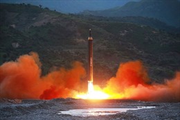 Triều Tiên công bố video phóng thử tên lửa có thể mang đầu đạn hạt nhân