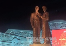 Lễ khánh thành tượng đài Nguyễn Sinh Sắc - Nguyễn Tất Thành
