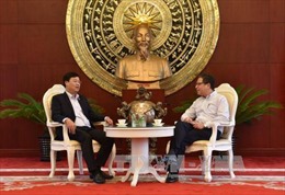 Đồng chí Lê Quốc Phong thăm Đại sứ quán Việt Nam tại Trung Quốc 
