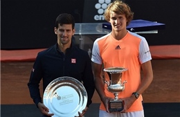 Hạ gục đàn anh Djokovic, Zverev giành cúp vô địch Rome Masters 