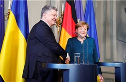 Ukraine và Đức nhất trí &#39;gây áp lực&#39; với Nga 