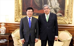 Phó Thủ tướng Phạm Bình Minh hội kiến Chủ tịch Quốc hội Bồ Đào Nha