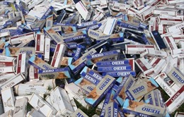 Hơn 1.000 gói thuốc lá lậu bị hải quan Kiên Giang tịch thu
