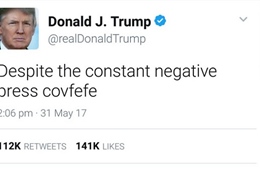 Câu tweet của Tổng thống Donald Trump làm hàng trăm nghìn cư dân mạng tỉnh giấc