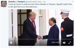 Tổng thống Hoa Kỳ đăng video về cuộc gặp với Thủ tướng Nguyễn Xuân Phúc