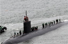 Tàu ngầm hạt nhân hiện đại của Mỹ tới cảng Hàn Quốc