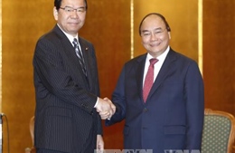 Thủ tướng Nguyễn Xuân Phúc tiếp các tổ chức chính trị - xã hội Nhật Bản