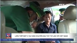 Liên tiếp bắt 2 vụ vận chuyển ma túy từ Lào về Việt Nam