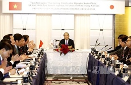 Thủ tướng Nguyễn Xuân Phúc đối thoại với các doanh nghiệp vùng Kansai, Nhật Bản