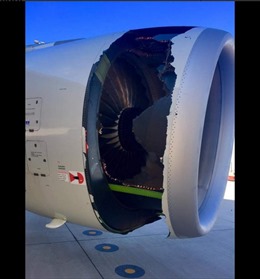 Cận cảnh lỗ hổng toang hoác buộc máy bay Airbus Trung Quốc hạ cánh khẩn ở Sydney