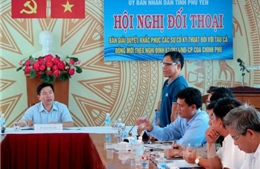 Phú Yên đối thoại khắc phục sự cố tàu vỏ thép