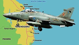 Malaysia tìm thấy xác máy bay huấn luyện Hawk 108 mất tích