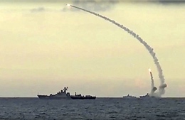 Tàu chiến Nga nã tên lửa hành trình diệt mục tiêu IS tại Syria