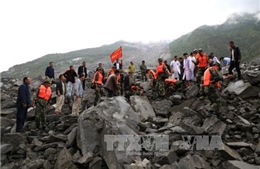 Vụ lở núi tại Trung Quốc: Nâng mức cảnh báo thảm họa