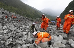 Vụ lở đất tại Trung Quốc: Con số thương vong tiếp tục tăng cao 