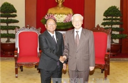 Tổng Bí thư: Quan hệ hợp tác Việt Nam – Campuchia không ngừng được củng cố