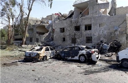 Đánh bom xe liều chết giữa Damascus, Syria 
