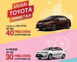 Toyota Việt Nam công bố khuyến mãi &#39;sâu&#39; một số dòng xe
