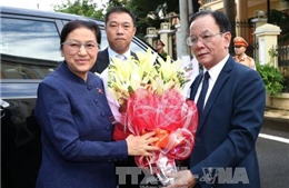 Chủ tịch Quốc hội Lào dự các hoạt động &#39;Năm đoàn kết hữu nghị Việt Nam-Lào 2017&#39;  