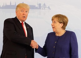 Tổng thống Donald Trump hội đàm với Thủ tướng Đức Merkel