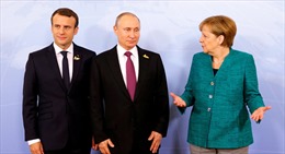Lãnh đạo Nga, Pháp, Đức trao đổi về vấn đề Ukraine