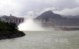 Thuỷ điện Tuyên Quang mở 1 cửa xả đáy vào 15 giờ ngày 11/7