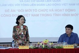 Đổi mới đồng bộ, mạnh mẽ, hiệu quả tổ chức và hoạt động Công đoàn Việt Nam