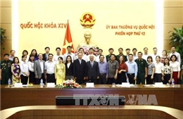 Phó Chủ tịch Quốc hội Uông Chu Lưu gặp mặt Đoàn các cựu chiến binh tiêu biểu