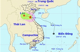 Bão số 2 đi vào đất liền Nghệ An - Hà Tĩnh, gió giật cấp 9 - 10