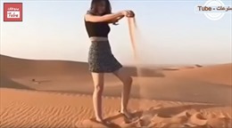 Saudi Arabia: Cô gái mặc váy ngắn thả dáng gây ra tranh luận nảy lửa
