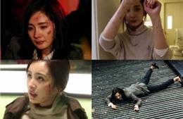 Dương Mịch đầy thương tích khi tự đóng cảnh mạo hiểm trong phim Reset