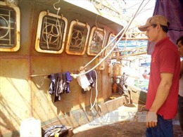 Công ty Nam Triệu sửa chữa tàu vỏ thép cho ngư dân Bình Định