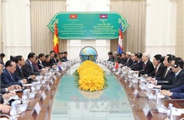 Tổng Bí thư Nguyễn Phú Trọng hội kiến Thủ tướng Campuchia Samdech Hun Sen