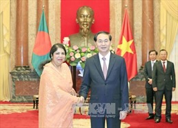Chủ tịch nước Trần Đại Quang tiếp Chủ tịch Quốc hội Bangladesh 