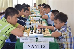 300 kỳ thủ tham dự giải vô địch cờ tướng trẻ toàn quốc năm 2017