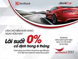 SeABank ưu đãi khách hàng tại Vietnam Motoshow 2017