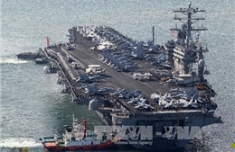 Nhóm tàu sân bay USS Nimitz bắt đầu chiến dịch chống IS tại Syria, Iraq 