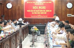 Đoàn công tác BCĐ Trung ương về phòng, chống tham nhũng làm việc tại Thừa Thiên – Huế 