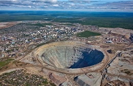 Ngập hầm mỏ kim cương tại Nga, 150 người mắc kẹt 