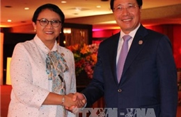 Hội nghị AMM 50: Phó Thủ tướng, Bộ trưởng Ngoại giao Phạm Bình Minh tiếp xúc song phương 