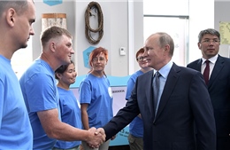 Lần đầu tiên ông Putin hé lộ với công chúng dấu hiệu tranh cử Tổng thống năm 2018 