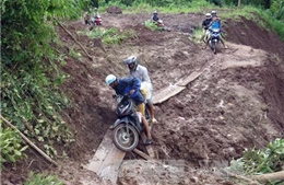 Huyện biên giới Nậm Pồ nỗ lực khắc phục hậu quả mưa lũ 