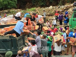 Hà Nội hỗ trợ người dân các tỉnh phía Bắc bị thiệt hại do thiên tai 
