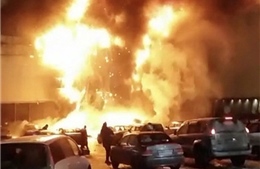 Cháy lớn tại trung tâm thương mại ở thủ đô Moskva