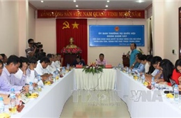 Đoàn giám sát của Ủy Ban Thường vụ Quốc hội làm việc tại Bình Phước 