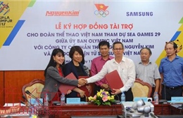 Tập đoàn Samsung và Nguyễn Kim tài trợ Đoàn Thể thao Việt Nam dự SEA Games 29